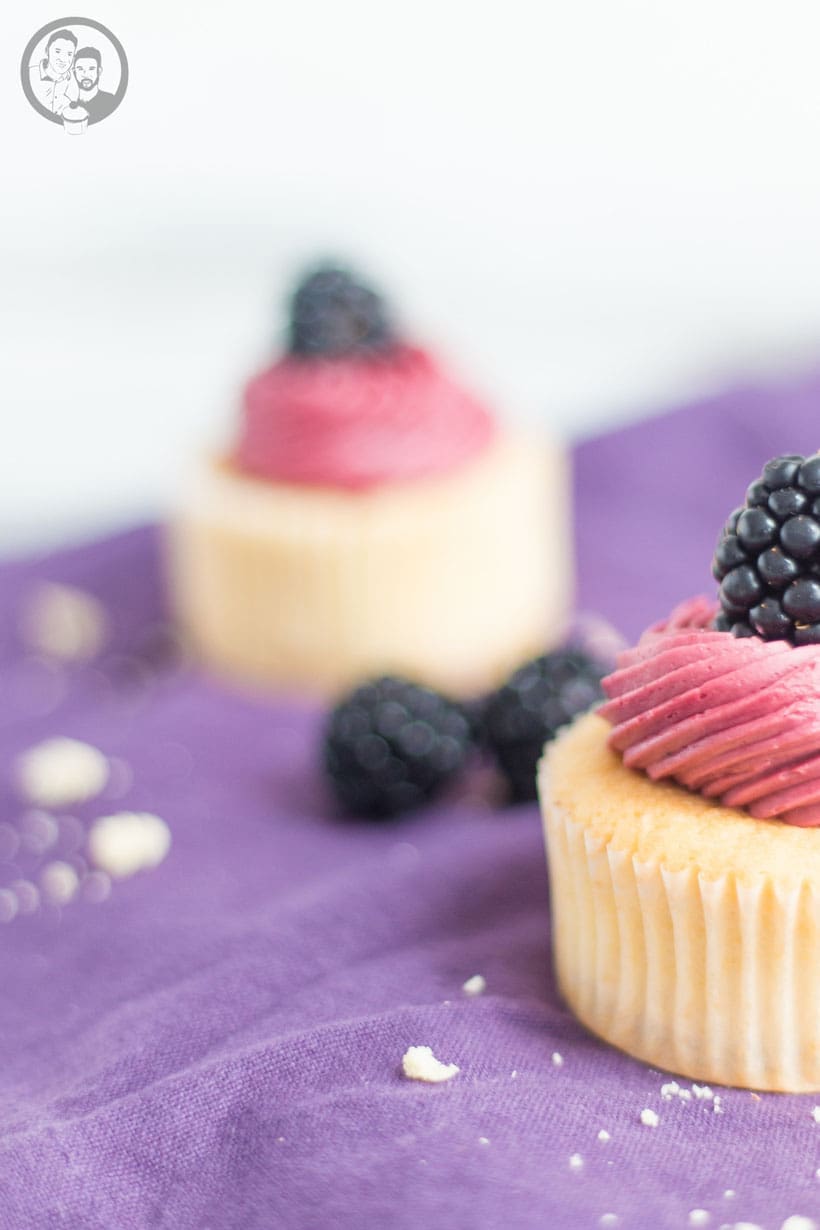 Brombeer Cupcakes 2 Brombeer Cupcakes - Rezept