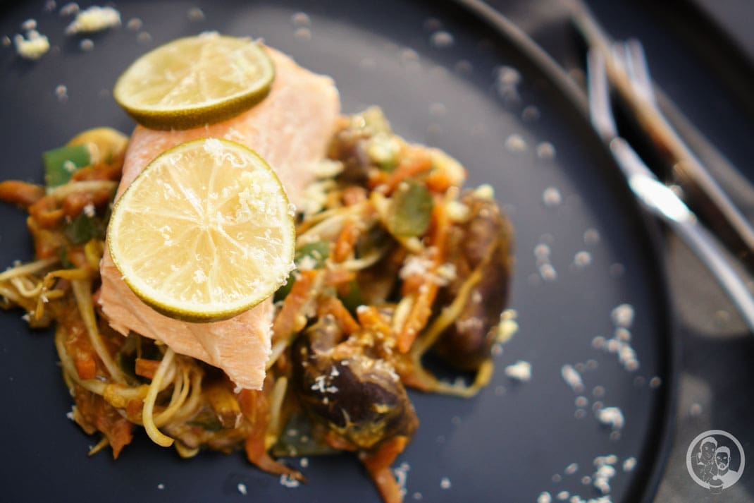 Gedämpfter Lachs_Asiagemüse_kochen_Rezept_Kenwood_Küchenparty_Cooking Chef