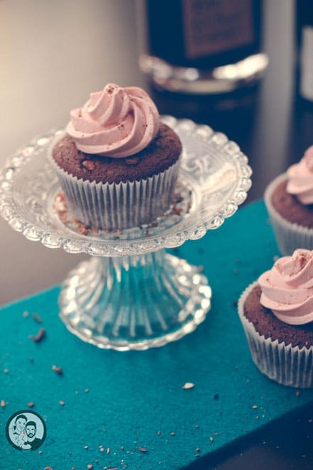 Gewürzkuchen-Glühwein Cupcakes
