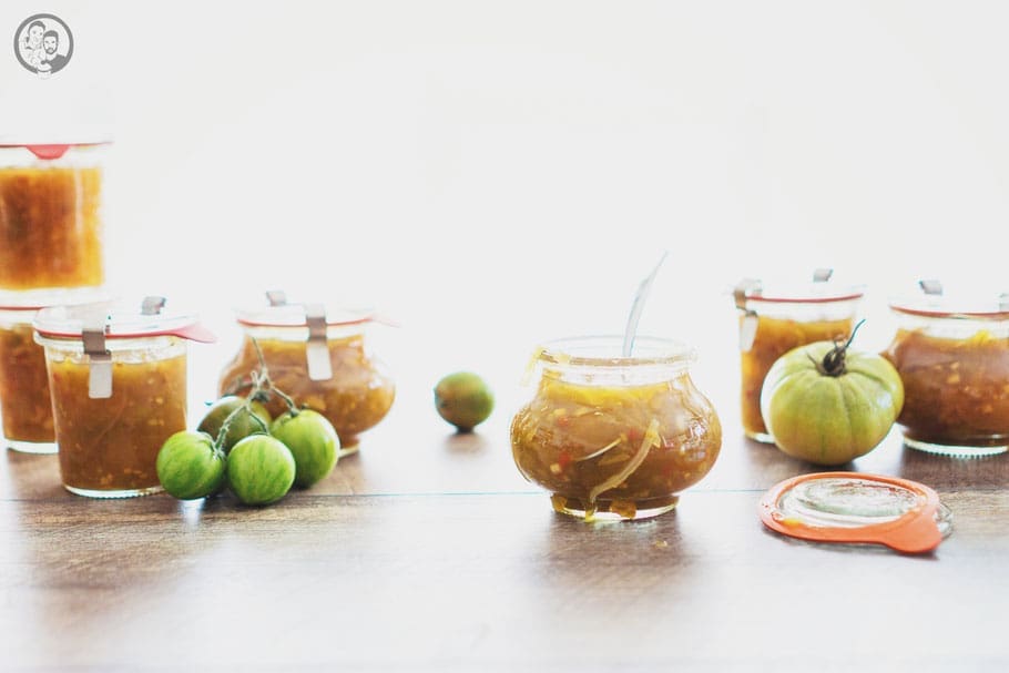 Grüne Tomaten Chutney