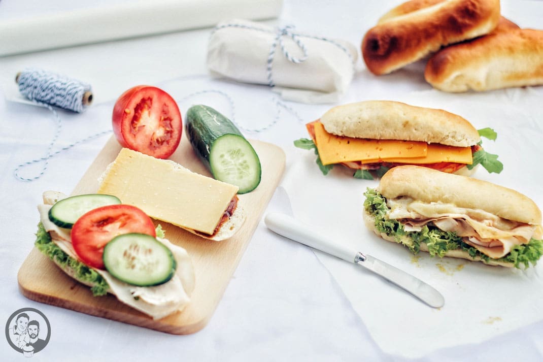 Hotdog-Buns 8 Hamburger Brioche Buns_Rezept_Backen_BBQ