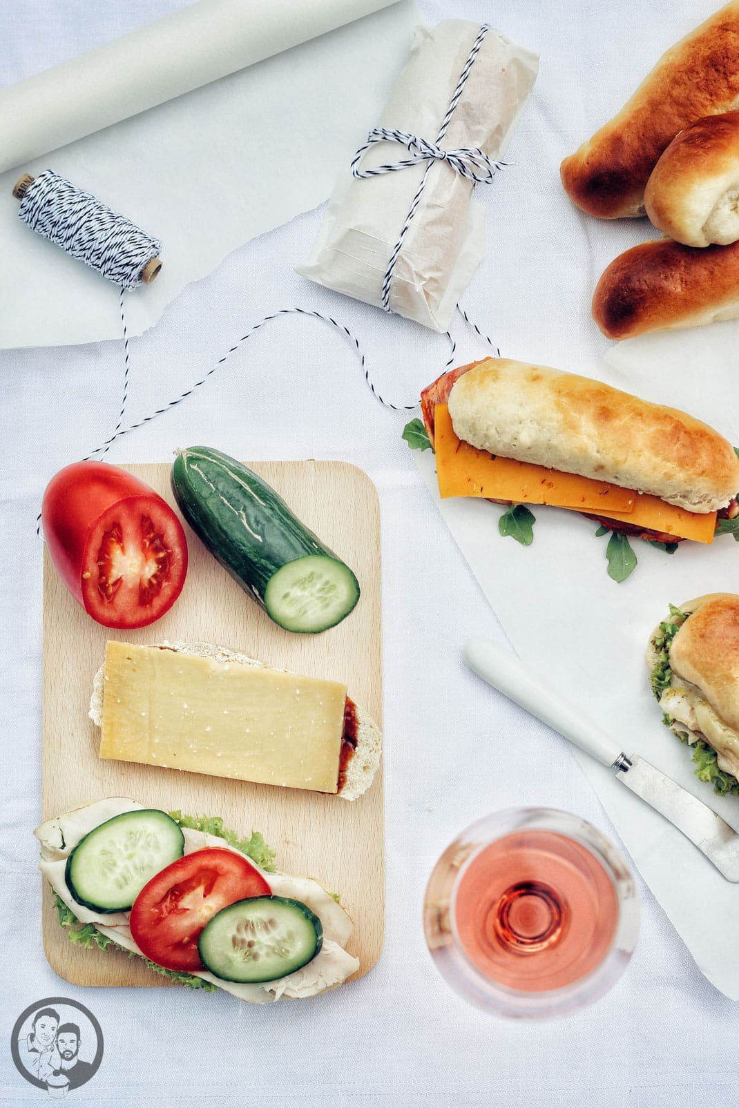 Hotdog-Buns 15 Hamburger Brioche Buns_Rezept_Backen_BBQ