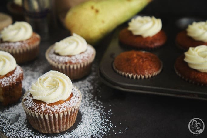 Marzipan-Birne Cupcakes 6 image 3 4 8 | (gesponsert)