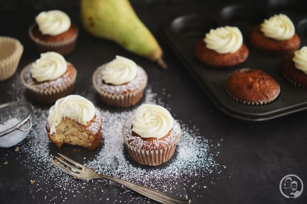 Marzipan-Birne Cupcakes 4 image 3 8 1 0 4 | (gesponsert)