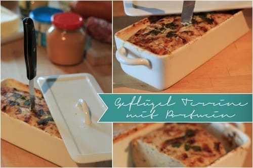 Geflügelterrine mit Portwein