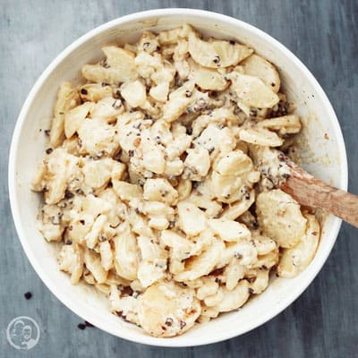 image 4 8 0 | "Welchen Salat sollen wir denn zum Grillabend mitbringen?" Eine Frage, die wir hin und wieder einmal stellen, wenn wir eingeladen sind ... Die Antwort, die wir von unserem liebsten Freund Fred dann immer bekommen, ist: Natürlich Torsten's Kartoffelsalat!