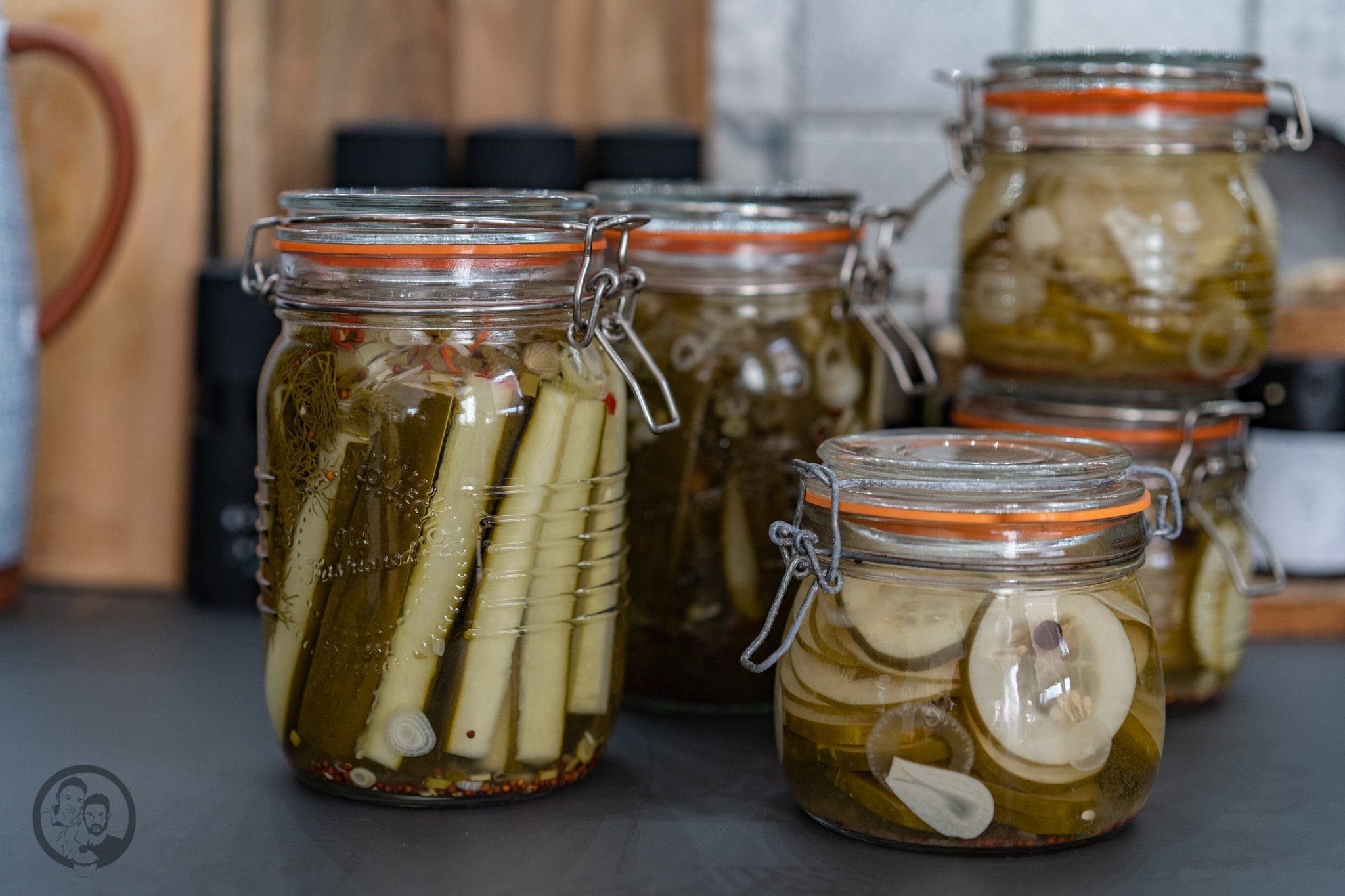 Gewürzgurken 1 Eingemachte Gewürzgurken