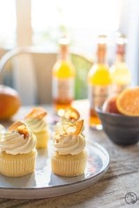 Grapefruit Cupcakes 9 Cupcakes mit Weizen Mix