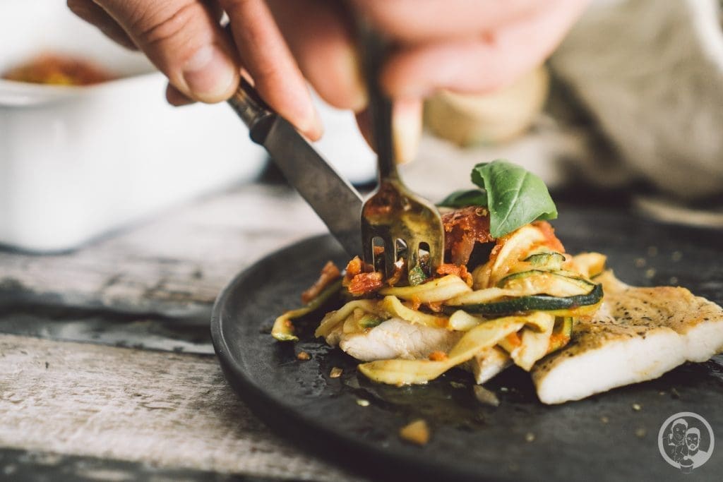 Rezept für Pollo con Zucchini alla Parmagiana. Fix und easy zubereitet und auf jeden Fall sowas von lecker!