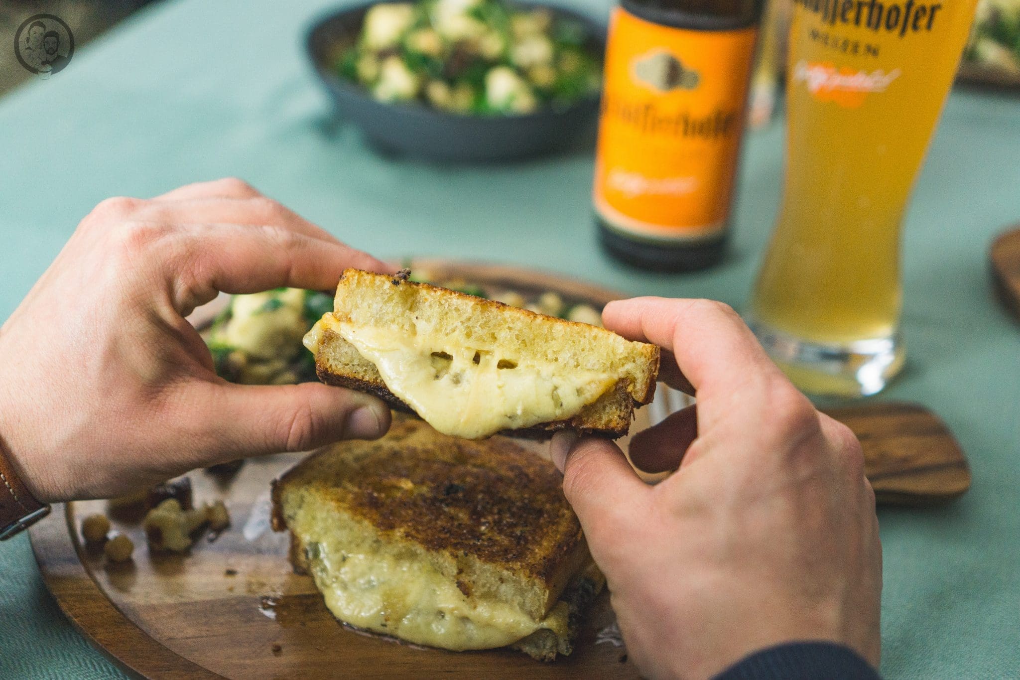 Grilled Cheese in Hand