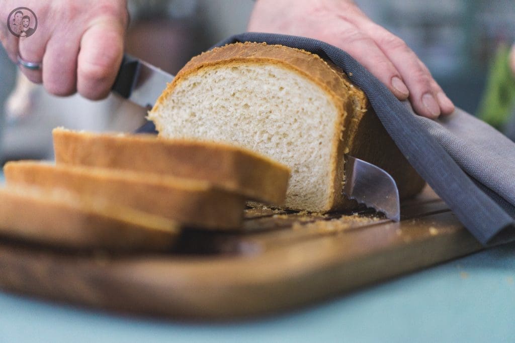 Toastbrot anschnitt
