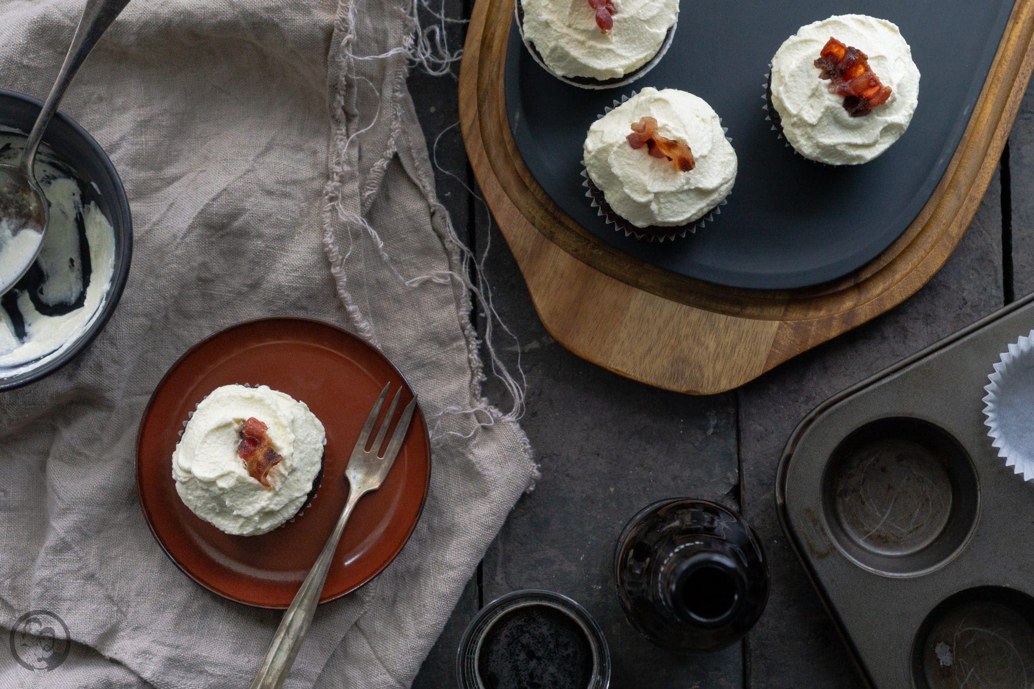 Schoko-Schwarzbier Cupcakes
