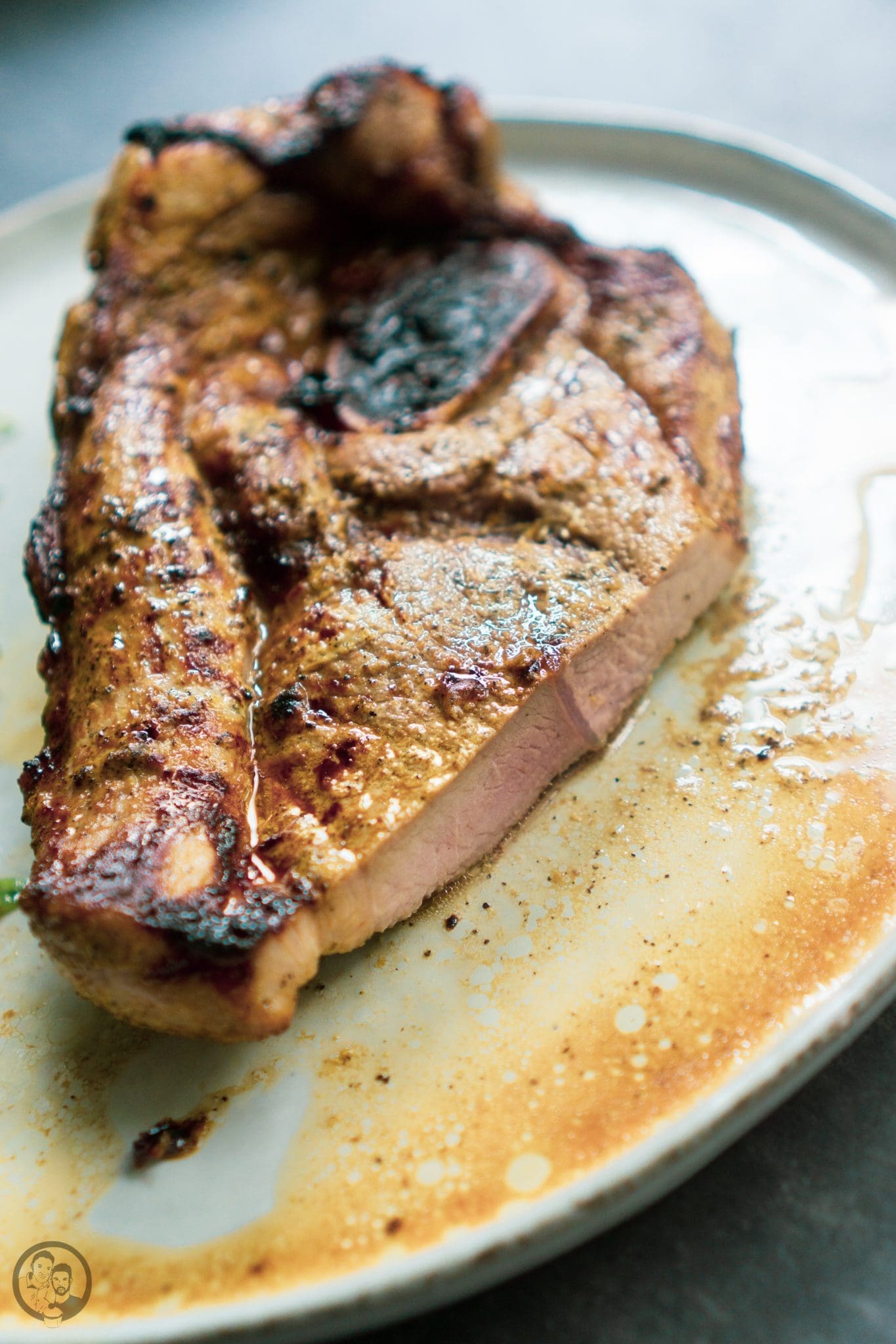 Fleisch angeschnitten