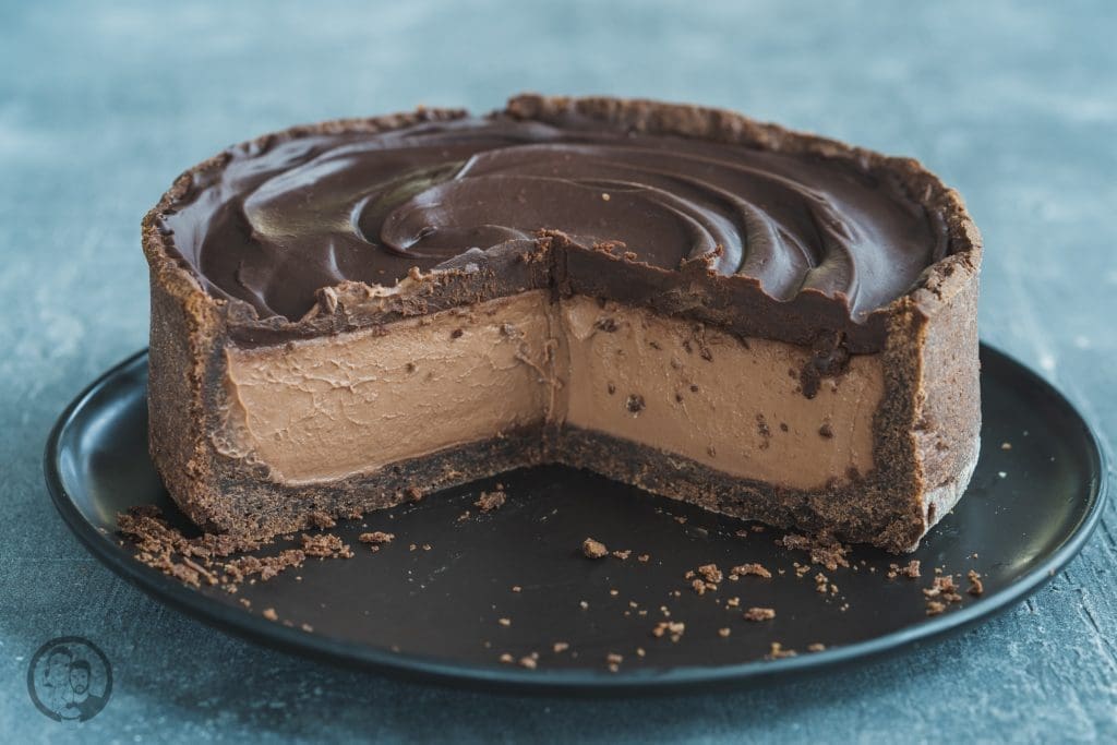 Nougat-Panna Cotta Torte ganz