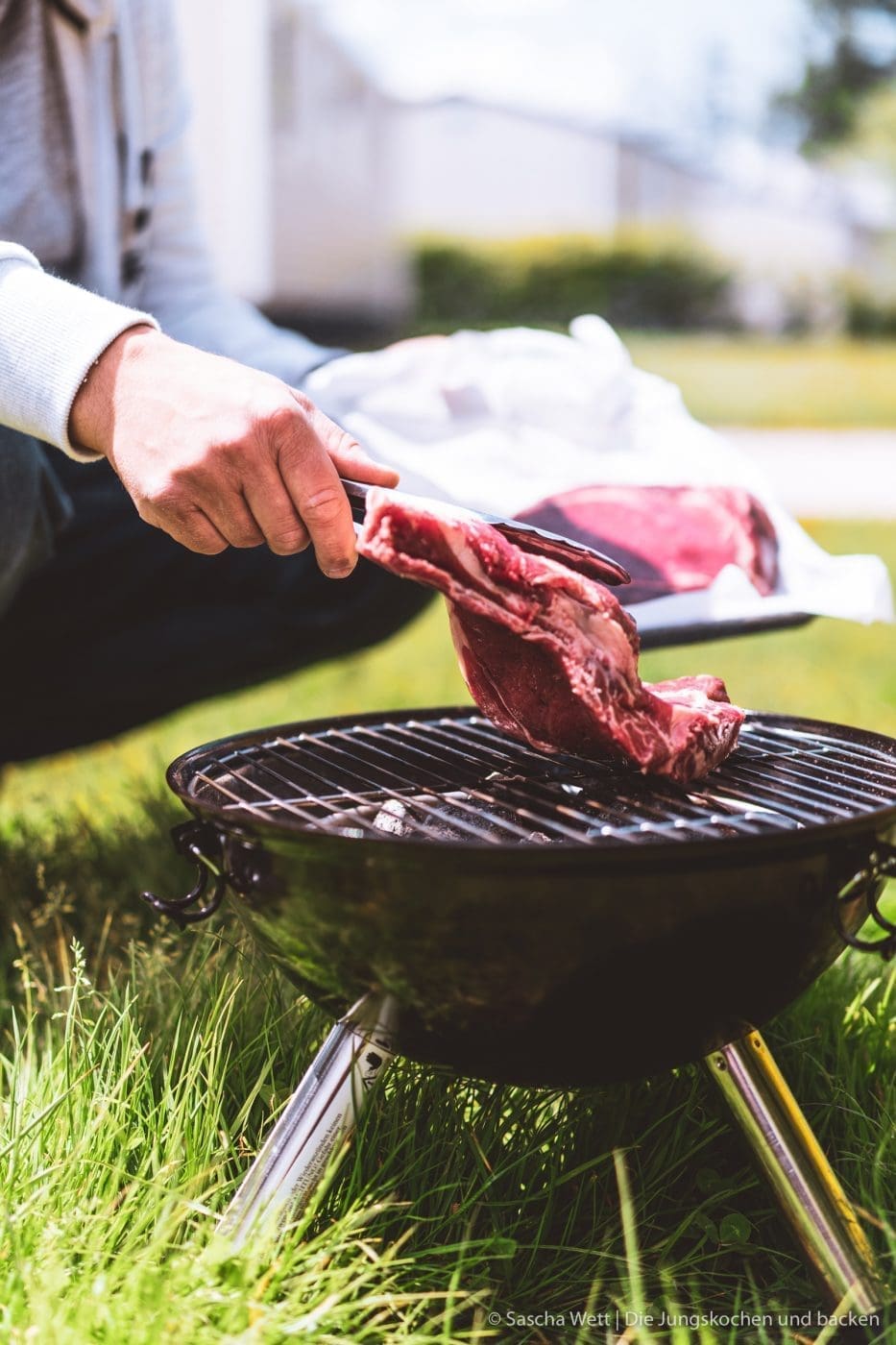 Entrecôte auf dem Grill