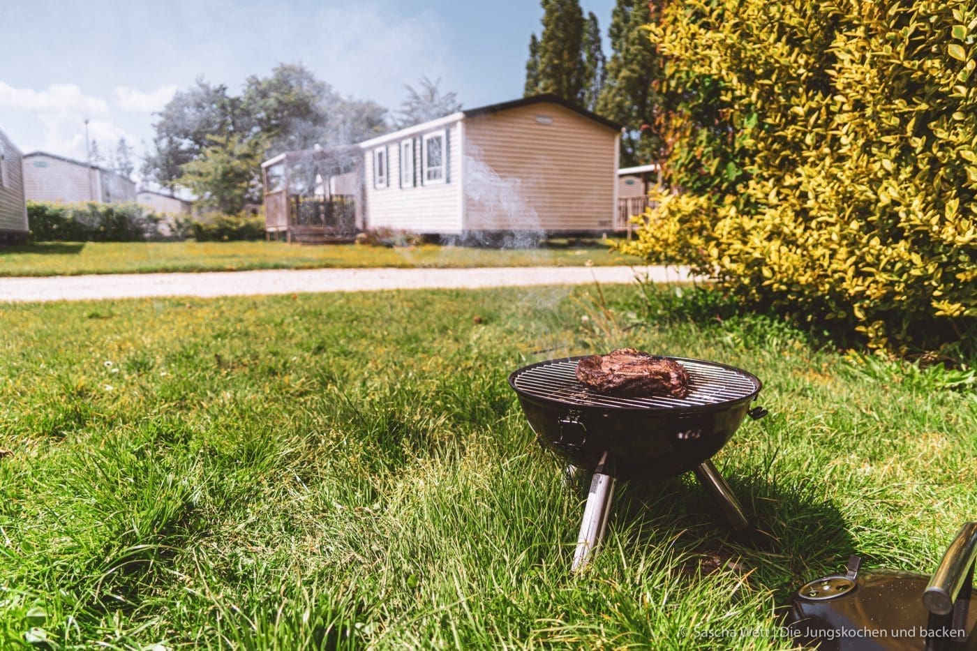 Entrecôte auf dem Grill