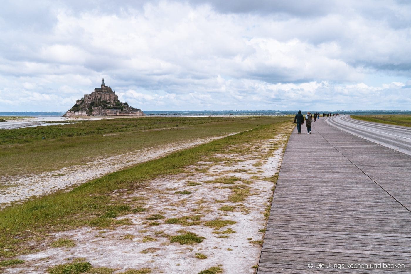 Mont Saint-Michel mit Steg