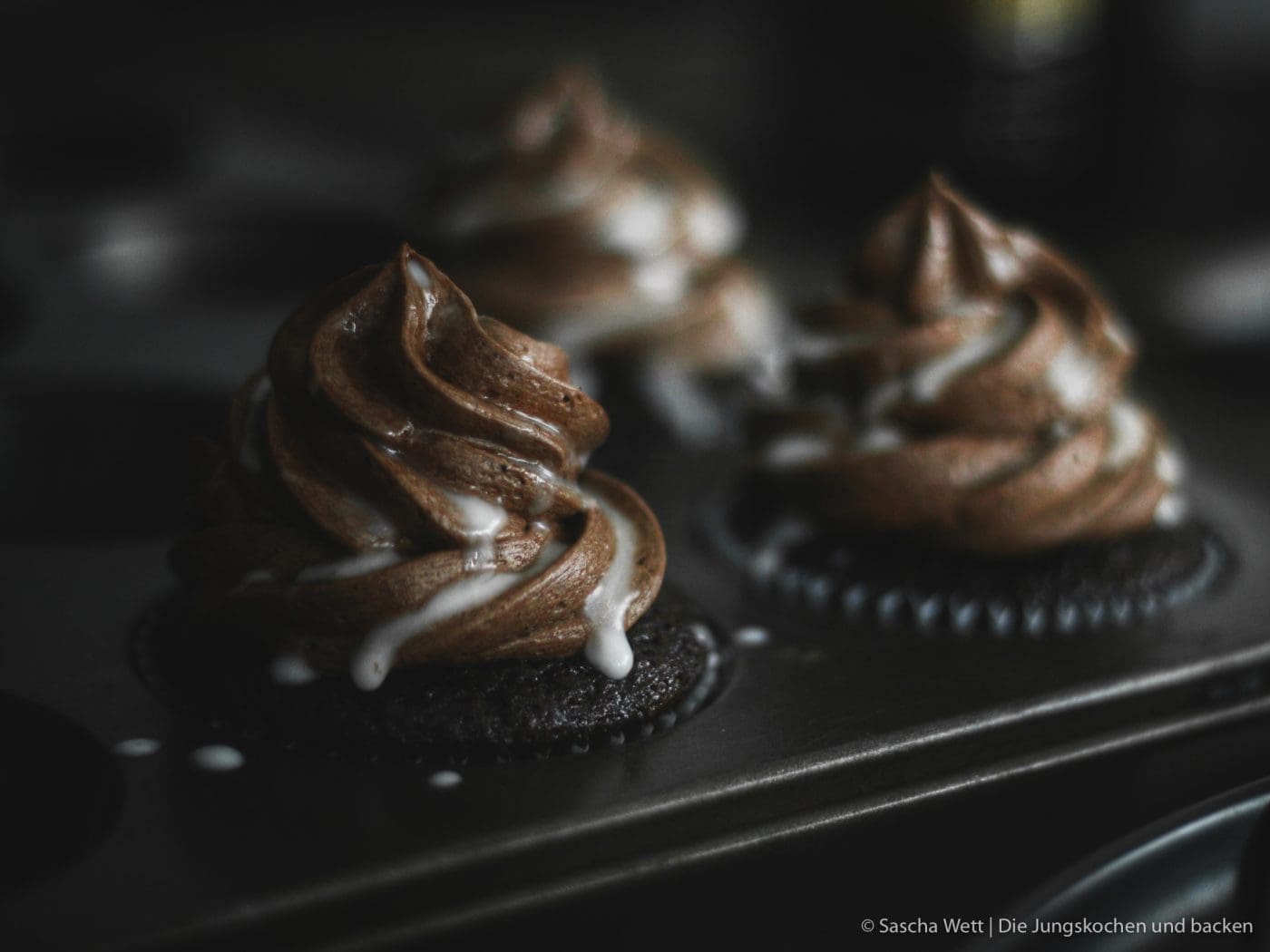 Cupcakes im Muffinblech