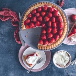 Erdbeerkuchen mit Pudding 16 | Manche Rezepte schmecken nach Zuhause. Bei uns sind das die von Oma Lore – aufgeschrieben an einem Küchentisch im Oberberg, weitergegeben über Generationen und inzwischen unzählige Male von uns nachgekocht. Hühnersuppe, wenn die Nase läuft. Rinderrouladen am Sonntag. Nusskuchen, einfach weil.