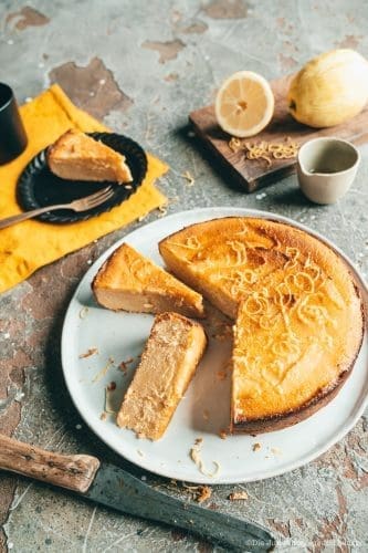 Kartoffelkuchen mit Zitrone 3 Kartoffelkuchen von oben