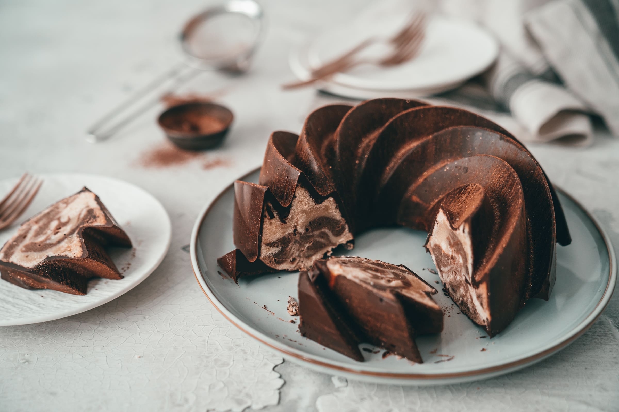 Zimt-Marmorkuchen – Die schönste Schokoglasur überhaupt!