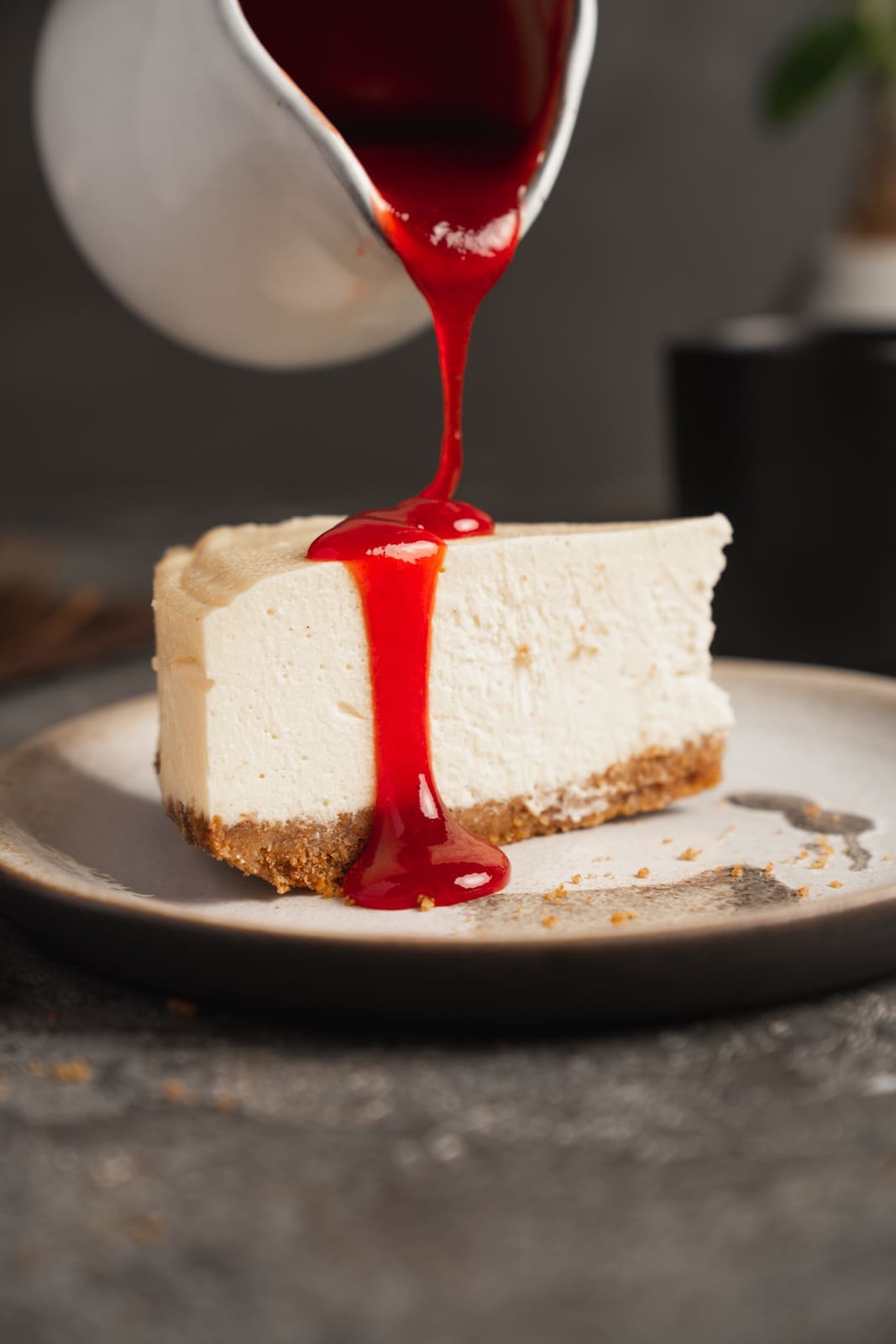 Rezeptbild: Original amerikanischer Cheesecake aus dem Ofen – ohne Risse