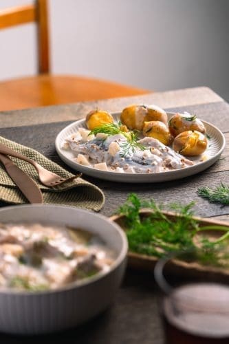 Die weltbesten Sahneheringe | Saschas geliebtes Familienrezept! 5 Leichte Joghurt Heringe 1 | Mal wieder entführen wir euch in ein Rezept meiner Kindheit. Jedes Jahr zu Aschermittwoch hat meine Mutter eine riesige Schüssel voller Sahneheringe zubereitet. Alle waren immer absolut verrückt nach dieser unglaublich leckeren Schlemmerei. Als Kind hatten wir ständig das Gefühl, dass diese Schüssel nie leer wird und einen schier unendlichen Vorrat an leckeren Heringen beherbergt