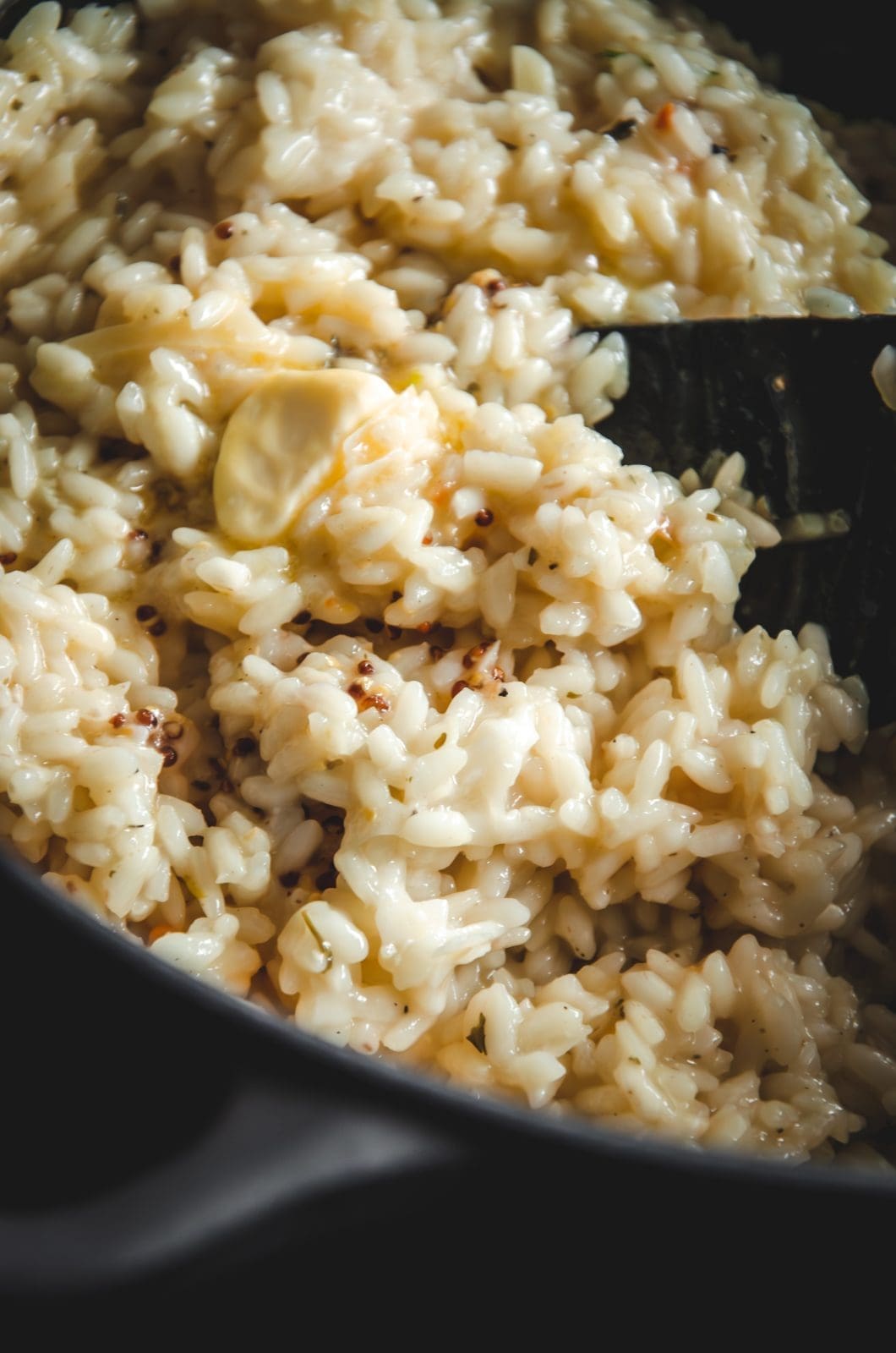 Rieslingrisotto mit gebratenem Fenchel 2 Riesling Risotto 5 | In den Tiefen unseres Blogs haben wir ein altes Schätzchen entdeckt: ein tolles Rezept für ein cremiges Rieslingrisotto, das dringend eine Auffrischung benötigte. Unsere liebe Mitarbeiterin Lea hat sich dem Projekt mit Begeisterung angenommen und das Rezept nicht nur erneut gekocht, sondern natürlich auch sofort richtig schön neu in Szene gesetzt und unser Rezept einen neuen Anstrich verpasst. Während Sascha und ich auf Entdeckungsreise waren, nutzte Lea die Gelegenheit, um im Studio ihre eigene Interpretation des Rezeptes umzusetzen. Statt der gekochten Eier, die wir einst als Beilage empfohlen hatten, hat Lea das Rieslingrisotto mit köstlich gebratenem Fenchel zubereitet – und wir müssen zugeben, das Ergebnis ist noch umwerfender als das Original. Also lasst euch von unserem gemeinsamen Rezept für ein Rieslingrisotto mit gebratenem Fenchel begeistern und legt gleich los, es selber auf euren Tisch zu bringen.