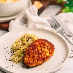 Sellerie-Steak nach Entenbrust-Art 2 Rezept für veganes Sellerie-Steak. Inspiriert durch saftige Entenbrust vom Grill. Eine leckere Alternative.