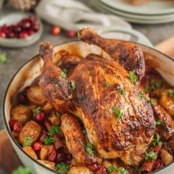 Honig-Senf Weihnachtshähnchen mit Drillingen und Cranberries 14 Rezept für unser Honig-Senf Weihnachtshähnchen mit Drillingen und Cranberries. Wir haben einen alten unserer Klassiker perfektioniert.