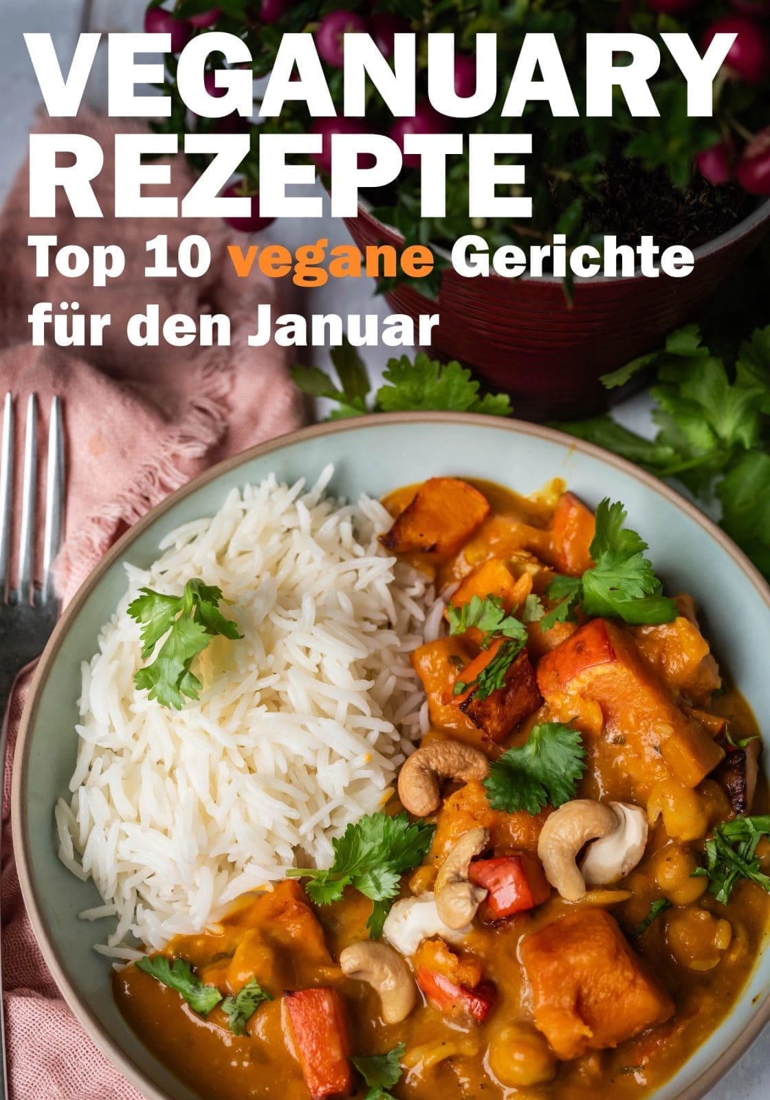 10 Veganuary Rezepte | Der Januar ist da und bringt den Veganuary mit sich! Für viele bedeutet das einen Monat lang vegan zu leben. Wir finden das super und wollen euch dabei unterstützen. Es kann erstmal überwältigend sein, sich durch die Fülle an Rezepten zu kämpfen, besonders wenn man neu in der veganen Welt ist. Aber keine Sorge, wir haben da was für euch - 10 unkomplizierte vegane Rezepte, die jeder hinbekekommt!