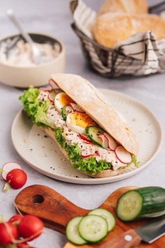 Rezept für knusprige Sandwich-Baguettes. Easy geknetet und ohne Aufwand gegangen. Einfacher geht ein Teig nicht.