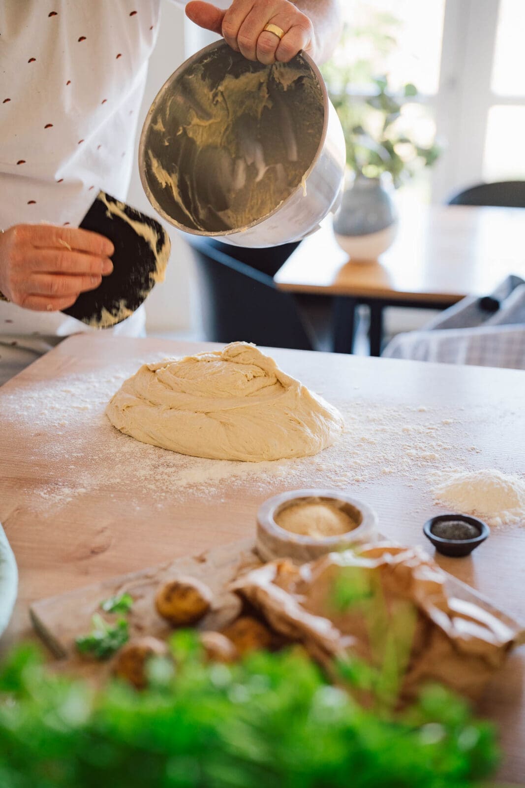 Rezept für fluffige dänische Kartoffelbrötchen direkt aus dem Ferienhaus! Unsere Frühstücksidee für den perfekten Urlaubsgenuss.