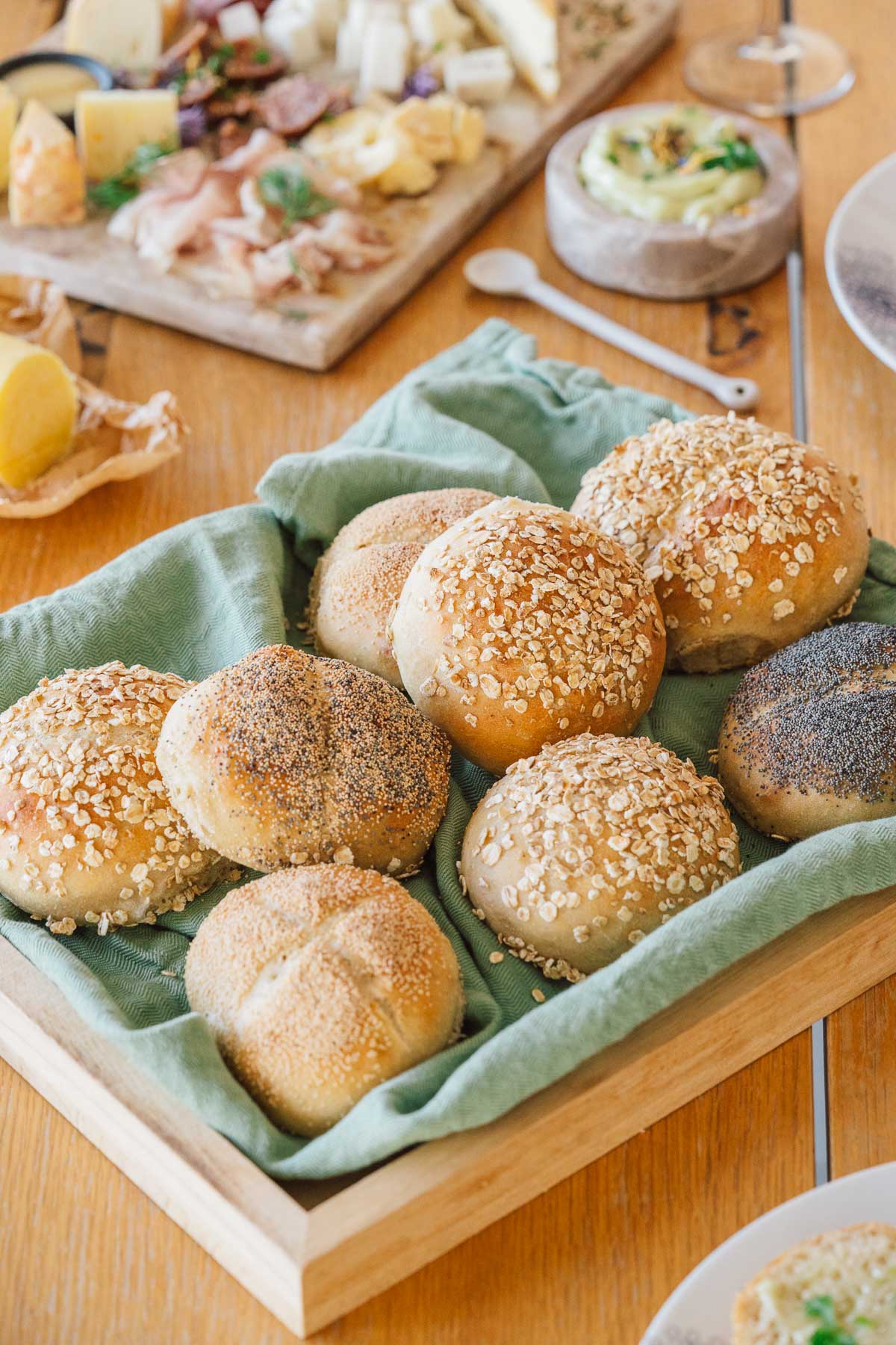 Dänische Kartoffelbrötchen | Kartoffelboller aus dem Ferienhaus 4 Dänische Kartoffelbrötchen | Kartoffelboller aus dem Ferienhaus