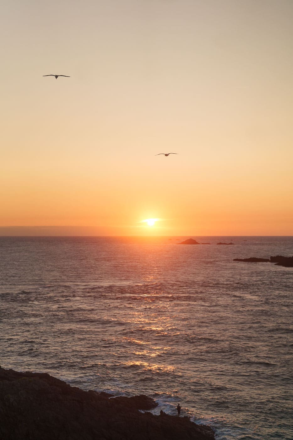 Bretonischer Sonnenuntergang